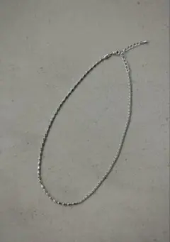 STYLEMIXER アシンメトリーチェーンネックレス　シルバー