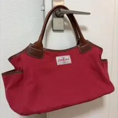 Cath Kidston（キャス・キッドソン）の赤いコットントートバッグ