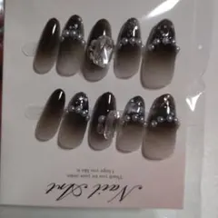 グラデーション ネイルチップ 10個セット