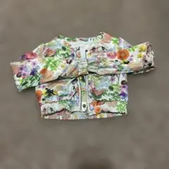 H&M 花柄 ボンバージャケット アウター
