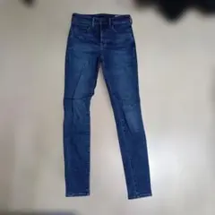 UNIQLO ヒートテック 　ダークブルー　スキニーデニム　サイズ25