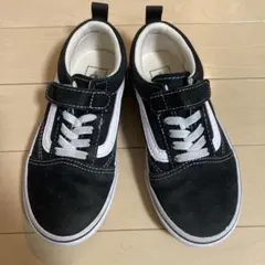 VANS キッズ スニーカー ブラック/ホワイト