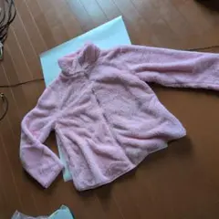 ピンク フリース ジャケット.XLサイズ