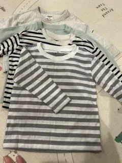 ストライプ長袖Tシャツ 90サイズ　4枚セット　まとめ売り