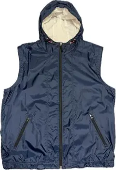 90's OLD GAP Y2K ナイロンベスト ネイビー XL