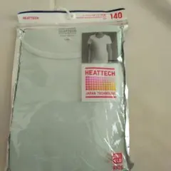 新品　ユニクロ　HEATTECH 半袖アンダーシャツ 140サイズ 　グリーン