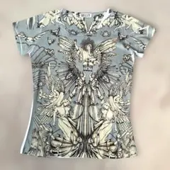 SHELLEY 天使プリント Tシャツ❤️ y2k 平成ギャル