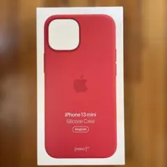 新品 Apple純正 iPhone13 mini シリコンケース RED レッド