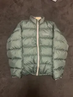 00s モンベル ライトアルパインダウン L ダークグリーン 廃盤品 y2k