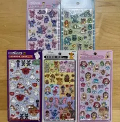 【正規品】ボンボンドロップシール ディズニー 5種 クラシック プリンセス
