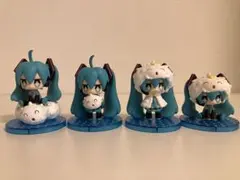 初音ミクデフォルメフィギュア しゅうまい君コラボ　4種　フィギュア