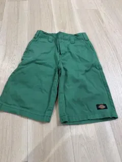 ディッキーズ　緑色　ハーフパンツ 130