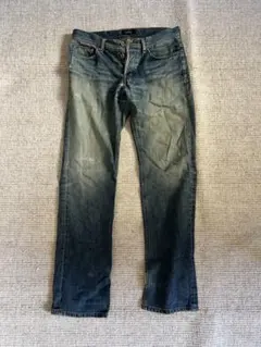 BURBERRY BLACK LABELダークブルー スリムフィットデニム