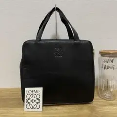 美品☆ ロエベ 2way レザー ボストン ショルダーバッグ レディース