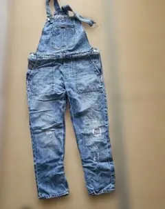 GAP デニムオーバーオール ダメージ加工