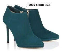 美品　JIMMY CHOO スエード ブーティ 35.5 LINDSEY 100のサムネイル