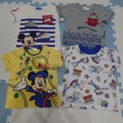 ディズニー Tシャツ 90〜100cm 　4枚のサムネイル
