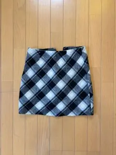チェック柄タイトミニスカート