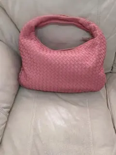 イントレチャート ハンドバッグ ピンク 付属品完備