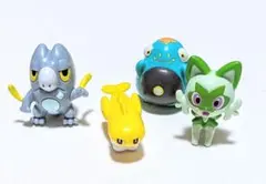 ポケモンゲットコレクションズ　ニャオハ、シャリタツ、ハラバリー、セビエ