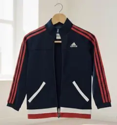 adidas ネイビー/レッド ジャージセット