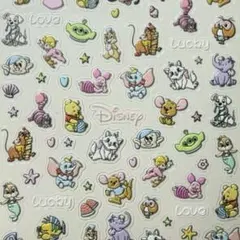 ネイルシール 5D3D立体 ダンボ マリーちゃん ディズニー キャラクター