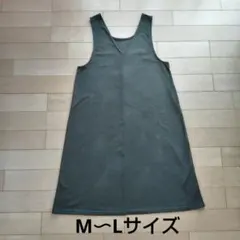 マタニティ ロングワンピース リバーシブル カーキ М 〜 Lのサムネイル