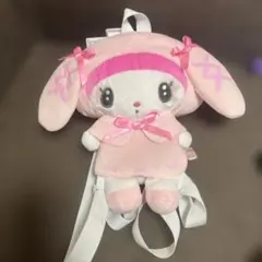 サンリオ マイメロディ ぬいぐるみリュックピンク エイコー 月夜のメロクロ