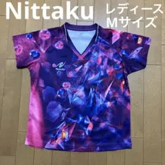 Nittaku 卓球ウェア ユニフォーム レディースMサイズ 紫/ピンク