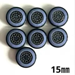 装飾ボタン 薄青紫 15㎜ 7個 No.701