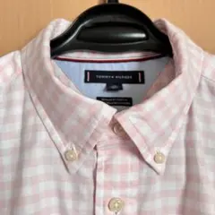 USAモデル TOMMY HILFIGERトミーヒルフィガー 半袖チェックシャツ