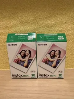 FUJIFILM instax mini インスタントフィルム 10枚×2
