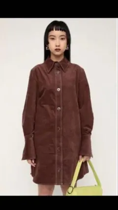 SLY BIG CUFF A LINE SH シャツワンピース