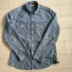 シャンブレーシャツ 長袖