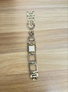 D&G Time ロゴブレスレットウォッチ ゴールドカラー ジャンク品のサムネイル