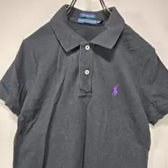 RALPH LAUREN　ポロシャツ　M　スモールポニー　ロゴ　刺繍　古着コーデ
