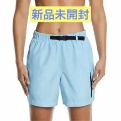 《新品未開封》NIKE ナイロンカーゴショーツ ライトブルー　レディースLサイズのサムネイル