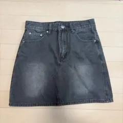 Dazy デニムミニスカート ダークグリーン