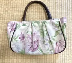 ローラアシュレイ　ハンドバッグ　花模様