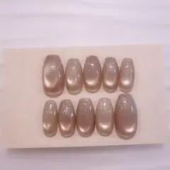 現品　ネイルチップ　シンプル　マグネット　ラメ　振り袖　成人式