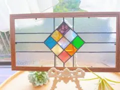 ステンドグラス　パネル　140