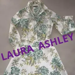 LAURA ASHLEY 花柄　9号ブラウス➕スカートセットアップレディース
