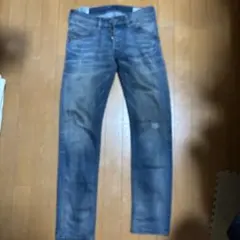 DIESEL ブルースキニーデニム ダメージ加工