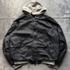 アルマーニ　ジーンズ　ナイロンジャケット　パーカー　古着