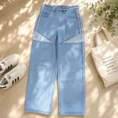 adidas アディダス デニムパンツ コロラドジーンズ 切替 トレフォイル Mのサムネイル