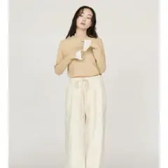 【2025年4月購入】emmi セミシアーベーシックトップス　ベージュ　フリー