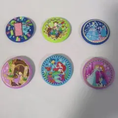 ディズニー　刺繍缶バッジ2　6種セット
