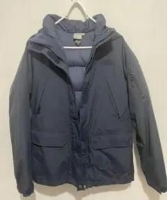 ノースフェイス　3way　ジャケット ダウン　パーカ　M ネイビー