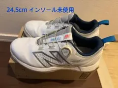 お値下げしました˙ᴥ˙ 未使用　ニューバランス　ゴルフシューズ　24.5 2026年最新】ニューバランス ゴルフシューズ 24.5の人気アイテム
