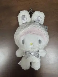 サンリオ❣️激レア　マイメロディ ふわふわスノーデザイン　ぬいぐるみ sanrio マイメロディ ふわふわスノーラビット ぬいぐるみ